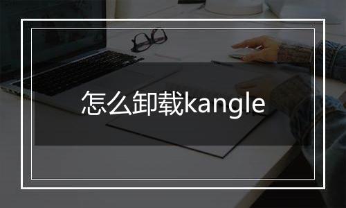 怎么卸载kangle