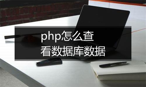 php怎么查看数据库数据