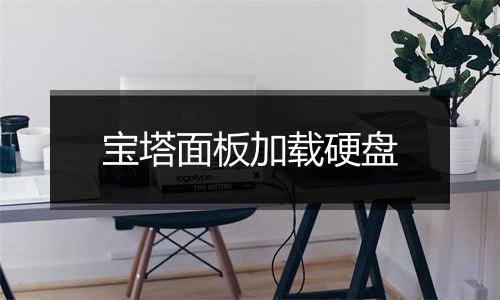 宝塔面板加载硬盘