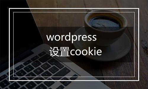 wordpress 设置cookie