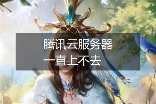 腾讯云服务器一直上不去