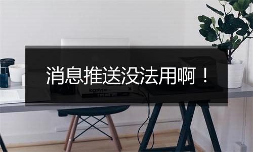 消息推送没法用啊!
