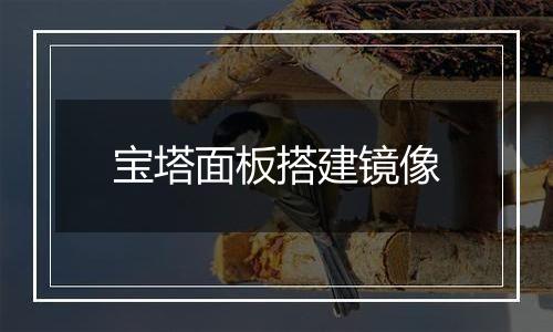 宝塔面板搭建镜像