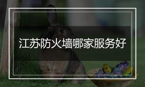 江苏防火墙哪家服务好