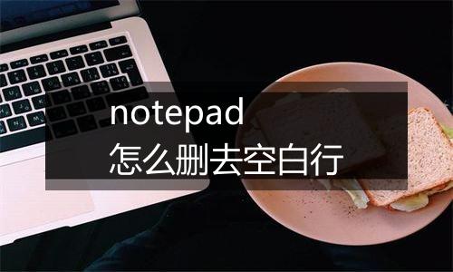 notepad怎么删去空白行