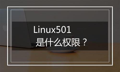 Linux501 是什么权限?