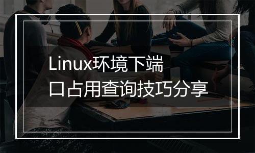 Linux环境下端口占用查询技巧分享