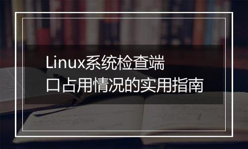 Linux系统检查端口占用情况的实用指南