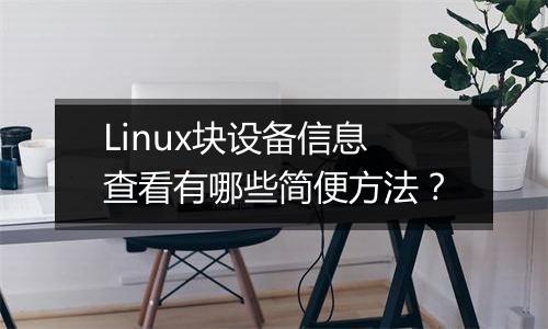 Linux块设备信息查看有哪些简便方法?