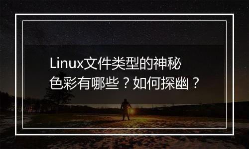 Linux文件类型的神秘色彩有哪些?如何探幽?