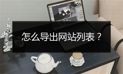 怎么导出网站列表?