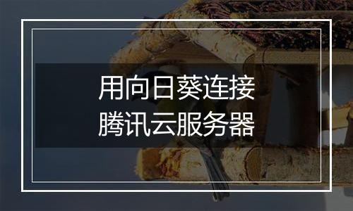 用向日葵连接腾讯云服务器