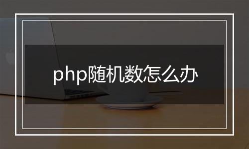 php随机数怎么办