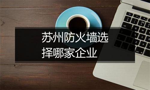 苏州防火墙选择哪家企业