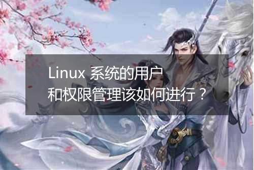 Linux 系统的用户和权限管理该如何进行?
