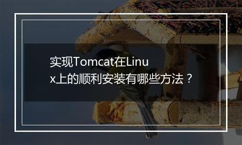 实现Tomcat在Linux上的顺利安装有哪些方法？