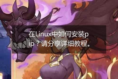 在Linux中如何安装pip？请分享详细教程。