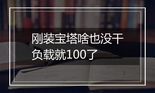 刚装宝塔啥也没干负载就100了