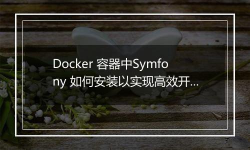 Docker 容器中Symfony 如何安装以实现高效开发？