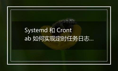 Systemd 和 Crontab 如何实现定时任务日志记录?