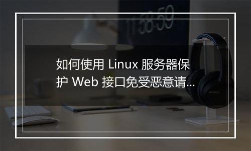 如何使用 Linux 服务器保护 Web 接口免受恶意请求？