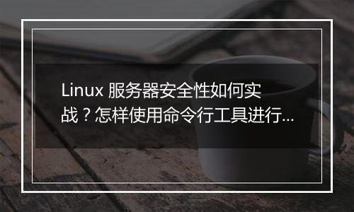 Linux 服务器安全性如何实战？怎样使用命令行工具进行防御？