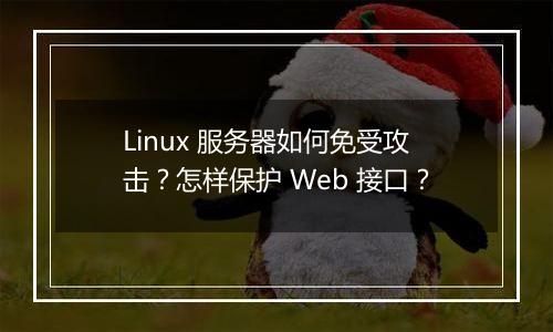 Linux 服务器如何免受攻击?怎样保护 Web 接口?