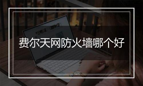 费尔天网防火墙哪个好