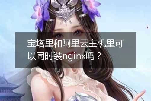 宝塔里和阿里云主机里可以同时装nginx吗?