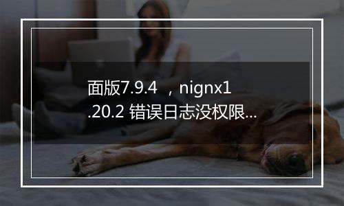 面版7.9.4 ,nignx1.20.2 错误日志没权限创建