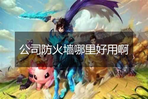 公司防火墙哪里好用啊