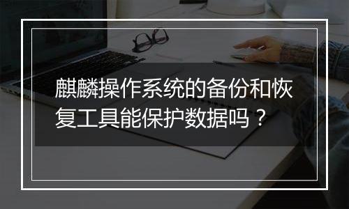 麒麟操作系统的备份和恢复工具能保护数据吗？