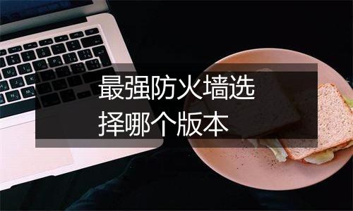 最强防火墙选择哪个版本