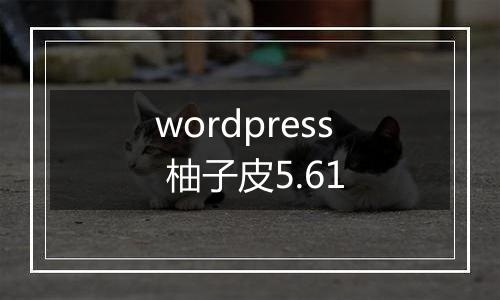 wordpress 柚子皮5.61