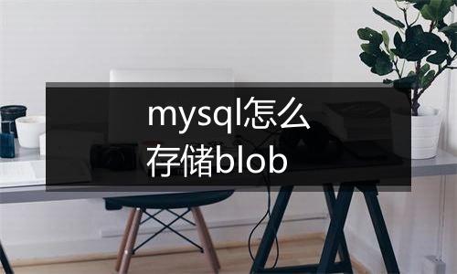 mysql怎么存储blob