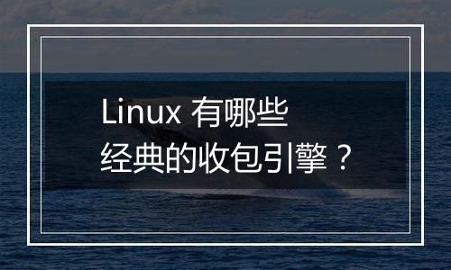 Linux 有哪些经典的收包引擎?