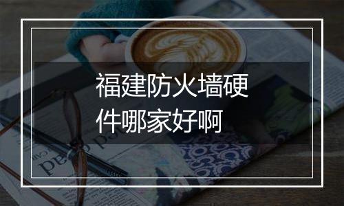 福建防火墙硬件哪家好啊