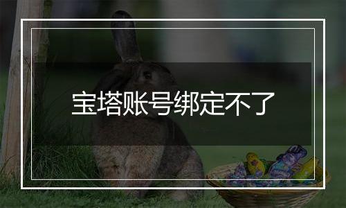 宝塔账号绑定不了