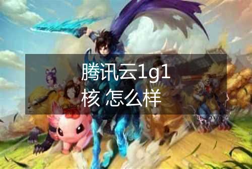 腾讯云1g1核 怎么样