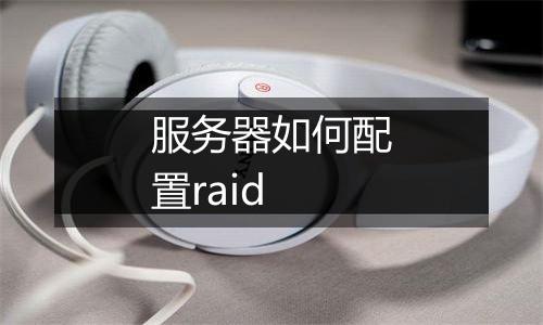 服务器如何配置raid