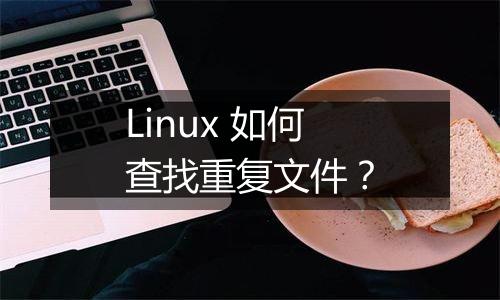 Linux 如何查找重复文件？
