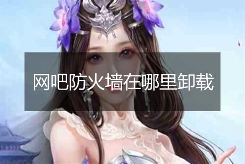 网吧防火墙在哪里卸载