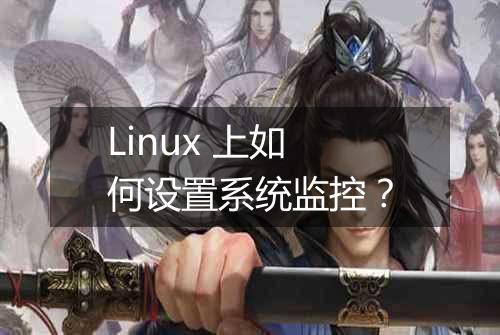 Linux 上如何设置系统监控？