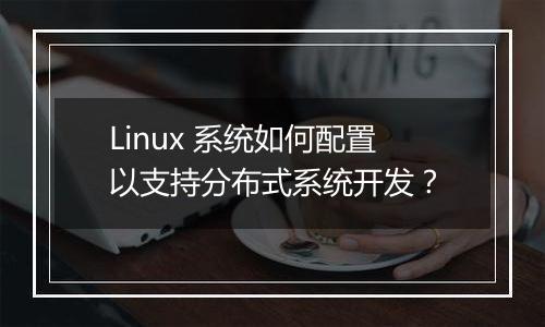Linux 系统如何配置以支持分布式系统开发？