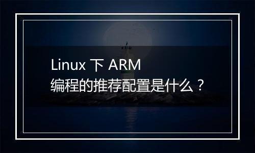 Linux 下 ARM 编程的推荐配置是什么?