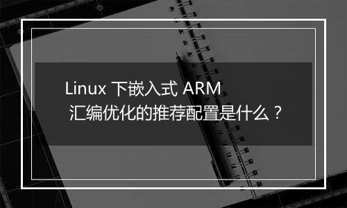 Linux 下嵌入式 ARM 汇编优化的推荐配置是什么?