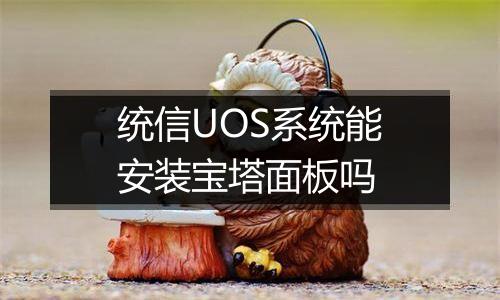 统信UOS系统能安装宝塔面板吗