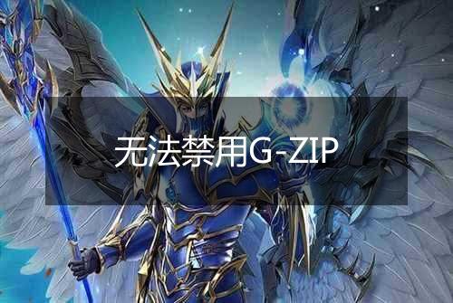 无法禁用G-ZIP