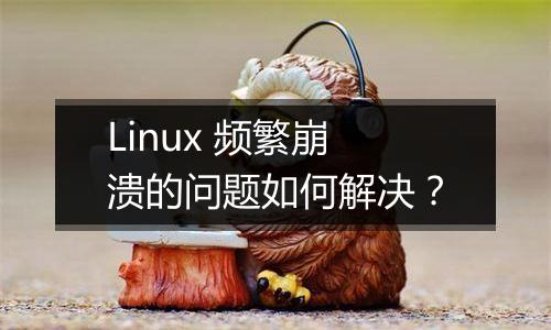 Linux 频繁崩溃的问题如何解决?