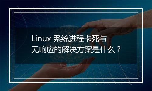 Linux 系统进程卡死与无响应的解决方案是什么?